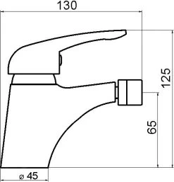 Novaservis Titania Hit - Robinetterie De Bidet Avec Vidage, Chrome 95511,0 -Magasin De Salle De Bain 0467a523b36e70f87adb5517