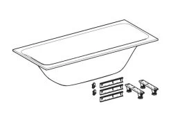 Geberit Tawa - Baignoire 1900x900x466 Mm, Blanc 554.125.01.1 -Magasin De Salle De Bain 06b30b098a0d7c2593605672 1