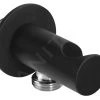 Sapho Accessoires - Coude De Raccordement Avec Support, Ronde, Noir Mat SG203NE -Magasin De Salle De Bain 0839f15a3bba9269f823501e