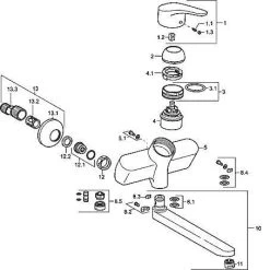 Hansa Mix - Mitigeur De Lavabo Mural, Chrome 01692183 -Magasin De Salle De Bain 09f87080013a407bb48bb621