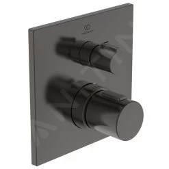 Ideal Standard CeraTherm - Mitigeur De Bain Thermostatique Encastré, Magnetic Grey A7522A5