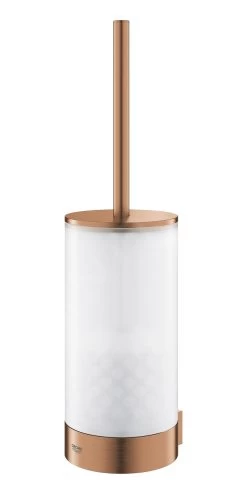 Grohe Selection - Brosse De Toilette Avec Support Mural, Verre/Warm Sunset Brossé 41076DL0 -Magasin De Salle De Bain 0beaac4480477a2cff8f7230