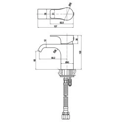 Sapho Small - Mitigeur De Lavabo, Chrome SM08 -Magasin De Salle De Bain 0ceb86437a87b04054e88882