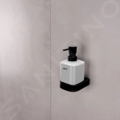 Nimco Nikau - Distributeur De Savon Avec Support En Céramique 250 Ml Blanc / Noir Mat NKC 30031K-T-90 7 Nimco Nikau - Distributeur De Savon Avec Support En Céramique 250 Ml Blanc / Noir Mat NKC 30031K-T-90 -Magasin De Salle De Bain 0cf10151850ec57378ef4c5b