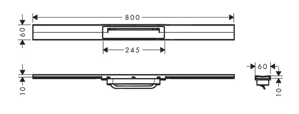 Hansgrohe RainDrain Flex - Caniveau De Douche Linéaire Avec Grille En Inox 800, Pour Montage Libre, Découpable, Chrome 56044000 4 Hansgrohe RainDrain Flex - Caniveau De Douche Linéaire Avec Grille En Inox 800, Pour Montage Libre, Découpable, Chrome 56044000 – Image 2