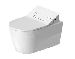 Duravit SensoWash Slim - Siège électronique Du Bidet SensoWash Slim, Avec Céramique, Rimless, HygieneGlaze, Blanc 631002002004300
