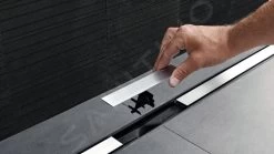 Geberit CleanLine - Canal De Douche En Inox, 300-900 Mm, Métal Foncé 154.450.00.1 -Magasin De Salle De Bain 0fd2ca8e8389533eebb01a25