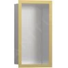 Hansgrohe XtraStoris Individual - Niche Murale Avec Cadre Design, 300x150x100 Mm, Inox Brossé / Aspect D&apos;or 56094990 -Magasin De Salle De Bain 10587399d02ec26b3e2d5917