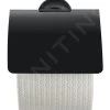Duravit Starck T - Porte-rouleaux Avec Couvercle, Noir Mat 0099404600 -Magasin De Salle De Bain 105a4ad61348d683e2bc2747