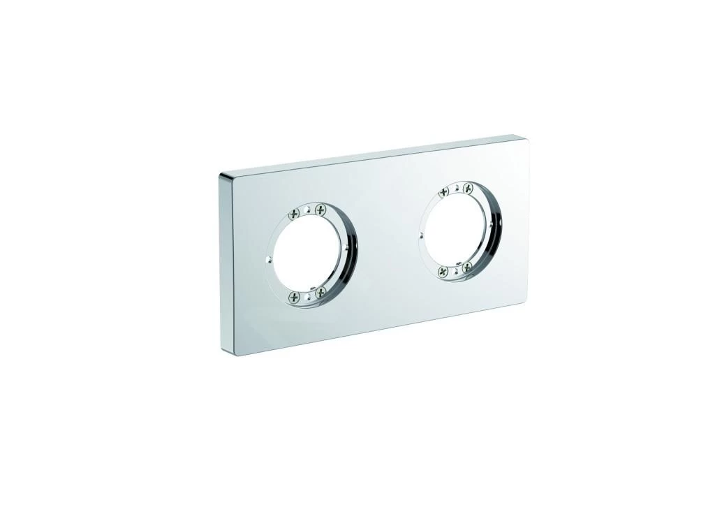 Ideal Standard Archimodule - Rosette De Revêtement à 2 Trous 83 X 166 Mm, Chrome A1505AA 5 Ideal Standard Archimodule - Rosette De Revêtement à 2 Trous 83 X 166 Mm, Chrome A1505AA – Image 3