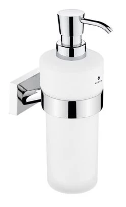 Nimco Keira - Distributeur De Savon Avec Support, Verre Mat / Chrome KE 22031W-26