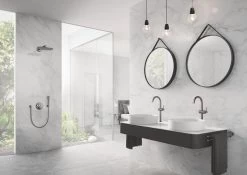 Grohe Atrio - Porte-serviettes De Bain, Hard Graphite Brossé 40308AL3 -Magasin De Salle De Bain 145582b05e0f56b8b39219b2