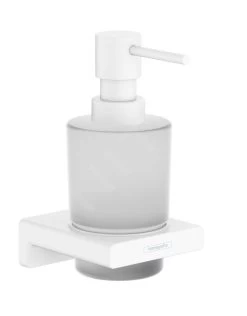 Hansgrohe AddStoris - Distributeur De Carte Avec Support, Verre Mat / Blanc Mat 41745700