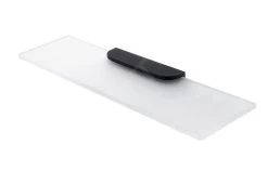 Nimco Nikau - Étagère, Longueur 500 Mm, Verre Mat / Noir Mat NKC 30091B-50-90