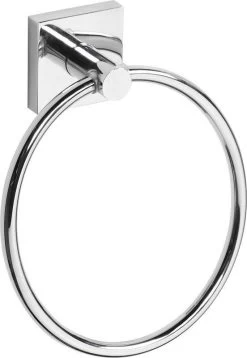 Sapho X-SQUARE - Anneau Porte-serviette, Chrome XQ406