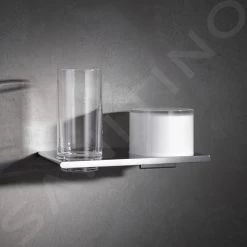 Keuco Edition 400 - Distributeur De Savon Et Verre Avec Support, Verre/chrome 11553019000 -Magasin De Salle De Bain 21907aa95d161b96c3c200ae