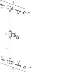 Hansa Jet - Barre De Douche 900 Mm, Chrome 04480100 -Magasin De Salle De Bain 223aca18f6d7f8f62d07ef98
