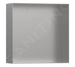 Hansgrohe XtraStoris Minimalistic - Niche Murale, 300x300x100 Mm, Inox Brossé 56073800