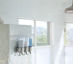 Simplehuman Accessoires De Salle De Bains - Distributeur De Savon, Shampooing Et Conditionneur, 3x 444 Ml, Inox Brossé BT1029 -Magasin De Salle De Bain 27df1e327110fdec35bad340