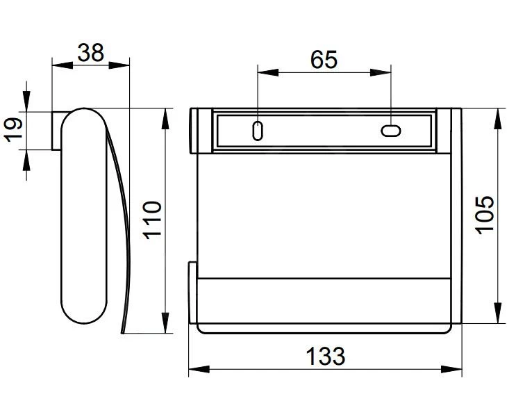 Keuco Plan - Porte-papier Toilette Avec Couvercle, Chrome 14960010000 4 Keuco Plan - Porte-papier Toilette Avec Couvercle, Chrome 14960010000 – Image 2