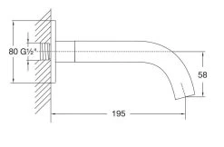 Steinberg 100 - Bec Déverseur, Noir Mat 100 2310 S -Magasin De Salle De Bain 2a376288a4ab9d9e69202a86