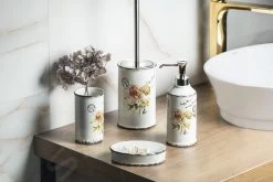 Sapho Gedy Clothilde - Distributeur De Savon Sur Pied, Blanc CI8002 -Magasin De Salle De Bain 2a3b4d0edf93f182f1bd2d3a