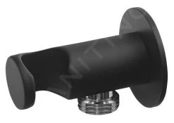 Sapho Accessoires - Coude De Raccordement Avec Support, Ronde, Noir Mat SG203NE -Magasin De Salle De Bain 2a6d6233f8392ee17665a1c9