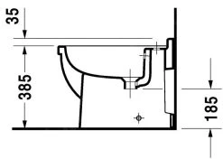Duravit Starck 3 - Bidet Sur Pied Avec Trop-plein, Avec WonderGliss, Blanc 22301000001 -Magasin De Salle De Bain 2abe7970ff76de2d303d6768