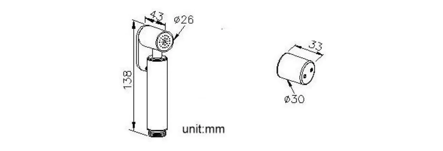Sapho Justime - Douchette De Bidet Avec Support, Chrome 1209-02 4 Sapho Justime - Douchette De Bidet Avec Support, Chrome 1209-02 – Image 2
