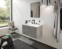 Hansgrohe Finoris - Mitigeur De Lavabo 160, Installation 3 Trous, Push-Open, EcoSmart, Noir Mat 76034670 -Magasin De Salle De Bain 2bc1e9d77e8d6e0e0e65d295