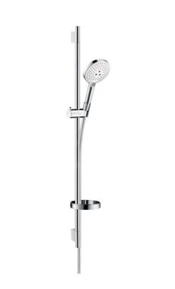Hansgrohe Raindance Select S - Set De Douche 120, 3 Jets, EcoSmart 9 L/min, Blanc/chrome 26633400