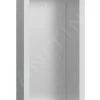 Hansgrohe XtraStoris Individual - Niche Murale Avec Cadre Design, 300x150x100 Mm, Inox Brossé / Blanc Mat 56094700 -Magasin De Salle De Bain 3071bd8347b19694db1d0f6f