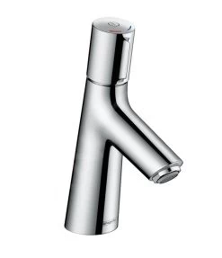 Hansgrohe Talis Select S - Mitigeur De Lavabo 80 Avec Tirette Et Garniture De Vidage, Touche De Commande, Chrome 72040000