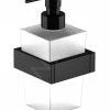 Steinberg 460 - Distributeur De Savon Avec Support, Verre Blanc / Noir Mat 460 8001 S -Magasin De Salle De Bain 34f78e6a8e4b0f297eb7155c