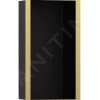Hansgrohe XtraStoris Individual - Niche Murale Avec Cadre Design, 300x150x100 Mm, Nori Mat / Aspect D&apos;or Poli 56095990