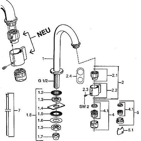 Hansa Nova - Robinet De Lavabo, Chrome 00938101 5 Hansa Nova - Robinet De Lavabo, Chrome 00938101 – Image 3