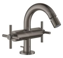 Grohe Atrio - Mitigeur De Bidet Avec Vidage, Dimension M, Hard Graphite Brossé 24027AL3