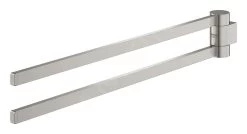 Grohe Selection - Porte-serviettes Double, Rotatif, Supersteel 41063DC0 -Magasin De Salle De Bain 3e00d3931858abe24aaa57ff