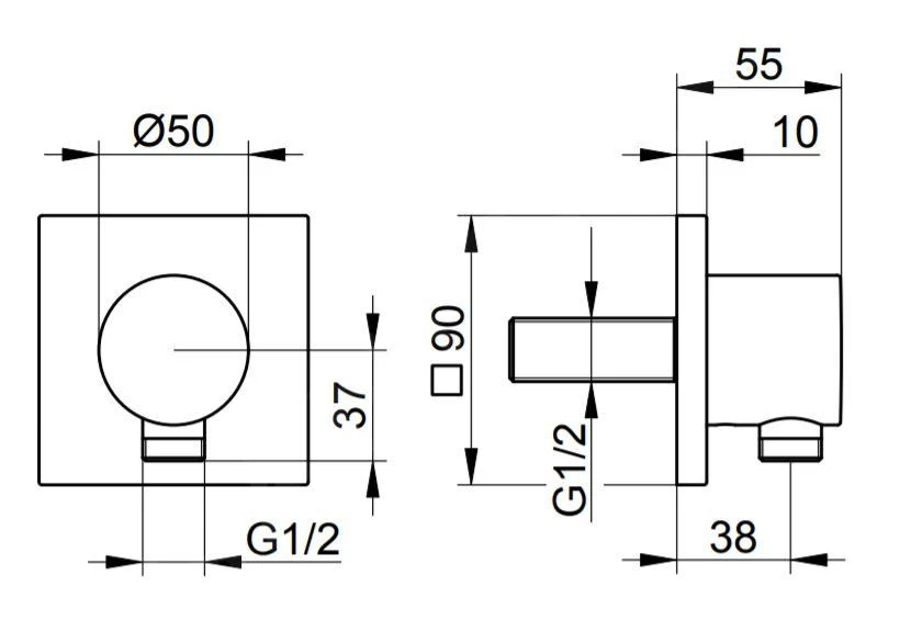 Keuco IXMO - Coude De Raccordement, Acier Inoxydable 59547070002 4 Keuco IXMO - Coude De Raccordement, Acier Inoxydable 59547070002 – Image 2