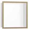 Hansgrohe XtraStoris Individual - Niche Murale Avec Cadre Design, 300x300x100 Mm, Blanc Mat / Bronze Brossé 56099140 -Magasin De Salle De Bain 44709c28f5cd9f00f6c6c47e