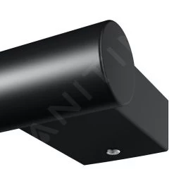 Keuco Reva - Porte-serviettes, Longueur De 800 Mm, Noir Mat 12801370800 -Magasin De Salle De Bain 447971e9c5333a61aff6652c