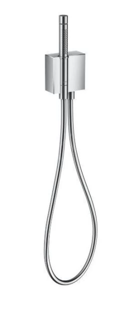 Axor Edge - Douchette, 2 Jets, Avec Support De Douchete Porter Et Flexible, Chrome/coupe Diamant 46521000