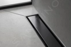 Hansgrohe RainDrain Match - Caniveau De Douche Linéaire Avec Grille En Inox 900, Avec Cadre Réglable En Hauteur, Noir 56040610 -Magasin De Salle De Bain 4508ed6dc27018e8c6197abc