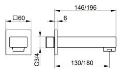 Keuco Edition 11 - Bec De Remplissage Pour Baignoire, Chrome 51145010000 -Magasin De Salle De Bain 457a5963dc65202d346531e0