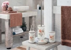 Sapho Gedy Clothilde - Distributeur De Savon Sur Pied, Blanc CI8002 -Magasin De Salle De Bain 45c7061ff9b0a9f52105f256