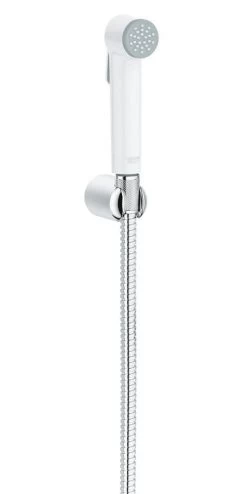 Grohe Tempesta-F - Douchette De Bidet Avec Support Et Flexible De 1,25 M, Chrome/ Blanc 26356IL0
