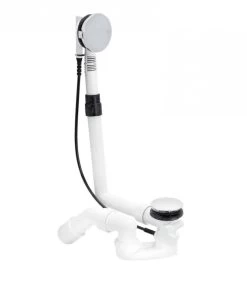 Bette Accessoires - Garniture De Vidage Et Trop-plein, Câble Bowden, Longueur 560 Mm, Chrome B600-901