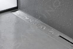 Hansgrohe RainDrain Flex - Caniveau De Douche Linéaire Avec Grille En Inox 700, Installation Contre Le Mur, Découpable, Chrome 56050000 -Magasin De Salle De Bain 4d04aca6eaad556953aed365 1