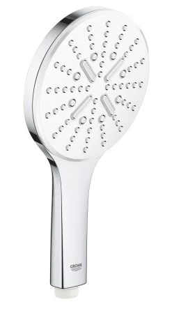 Grohe Rainshower SmartActive - Douche De Tête 130 9,5 L/min, 3 Jets, Blanc Lunaire 26574LS0