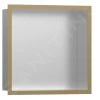Hansgrohe XtraStoris Individual - Niche Murale Avec Cadre Design, 300x300x100 Mm, Inox Brossé / Bronze Brossé 56097140 -Magasin De Salle De Bain 52789902b92c1798b1a6fb2f